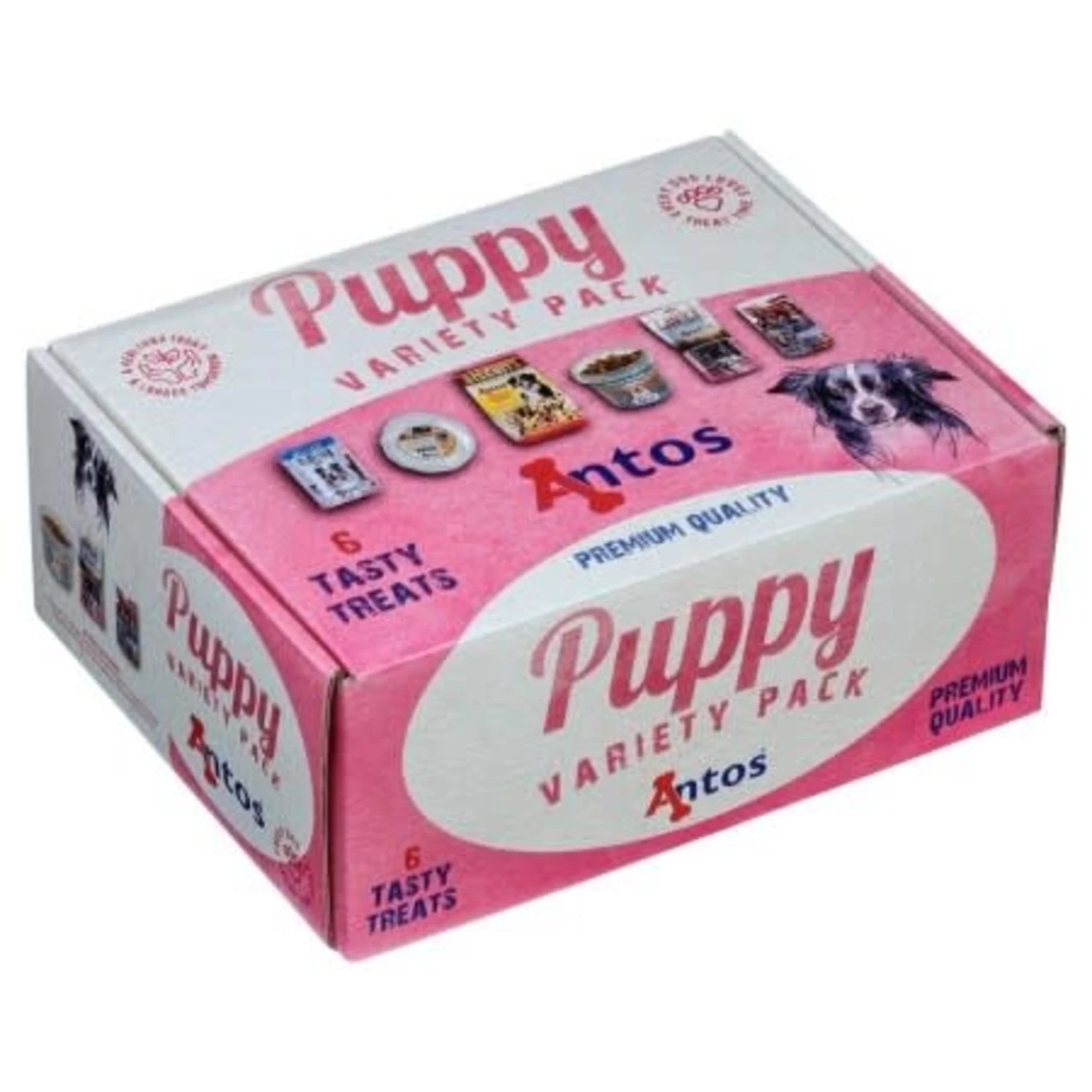 Antos Antos Puppy Variety Pack - Snackpakket - 6 Items 1 Antos Antos Puppy Variety Pack - Snackpakket - 6 Items