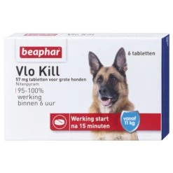 Beaphar Beaphar Vlo Kill Hond - Vanaf 11 Kg - 6 Tabletten