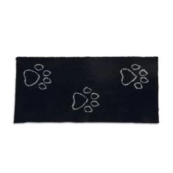 Beeztees Beeztees Dirty Dog Droogloopmat Loper - Zwart - 152x76 Cm