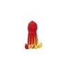 Beeztees Beeztees Hondenknuffel Octopus Amy - Rood