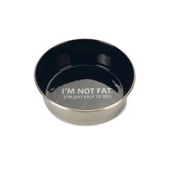 Beeztees Beeztees RVS Voerbak Not Fat - Zwart