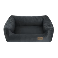 D-tails Hondenmand Velvet - Zwart