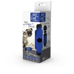 Eat Slow Live Longer Feed And Treat Roller - Blauw - S - 16,5 X ø 7 Cm