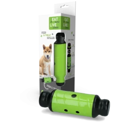 Eat Slow Live Longer Feed And Treat Roller - Groen - L - 23 X ø 8 Cm