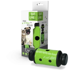 Eat Slow Live Longer Feed And Treat Roller - Groen - S - 16,5 X ø 7 Cm -Hondenspullen Series Winkel eat slow live longer feed and treat roller groen s 4