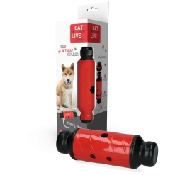 Eat Slow Live Longer Feed And Treat Roller - Rood - L - 23 X ø 8 Cm