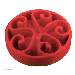 Eat Slow Live Longer Original - Schrokbak - Rood - Large ø 30 Cm