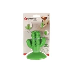 Flamingo Dental Toy - Snack Cactus - Hondenspeelgoed - Groen -Hondenspullen Series Winkel flamingo dental toy snack cactus hondenspeelgoed g 2