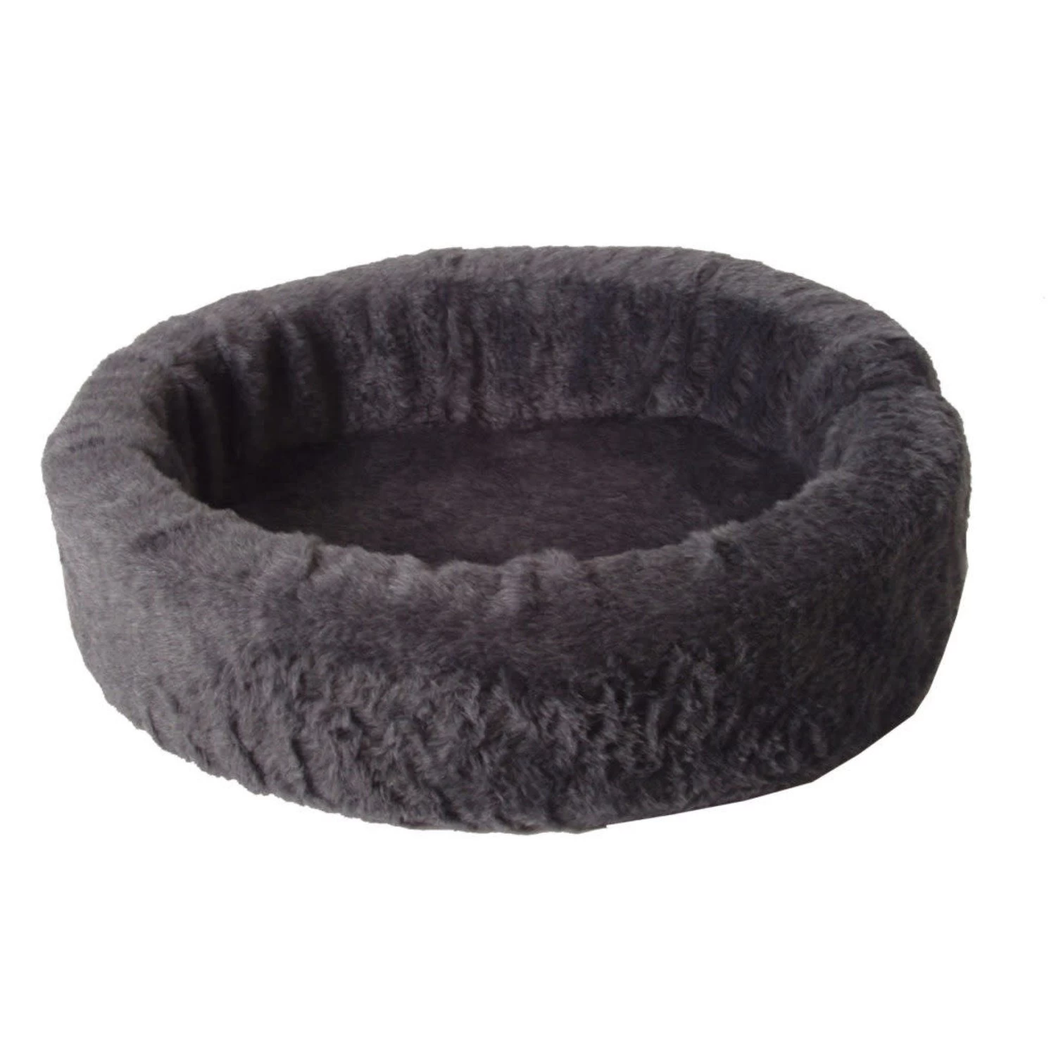 Gebr. De Boon Boon Teddymand - Rond - Grijs 2 Gebr. De Boon Boon Teddymand - Rond - Grijs - Afbeelding 2