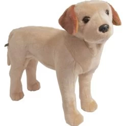 Gebr. De Boon Boony Natural Decoration Labrador Blond Pluche Staand - 53 Cm