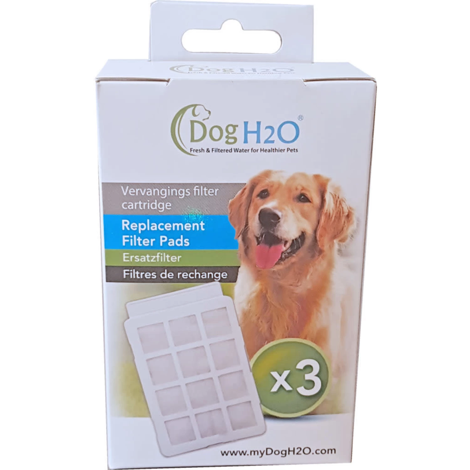 Gebr. De Boon Dog H2O Filtercardridges Met Waterontharder - 3 Stuks 1 Gebr. De Boon Dog H2O Filtercardridges Met Waterontharder - 3 Stuks