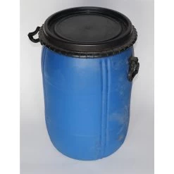Gebruikte Blauwe Voerton Met Deksel - 60 Liter - Met Handvaten 5 Gebruikte Blauwe Voerton Met Deksel - 60 Liter - Met Handvaten -Hondenspullen Series Winkel gebruikte blauwe voerton met deksel 60 liter met h 2