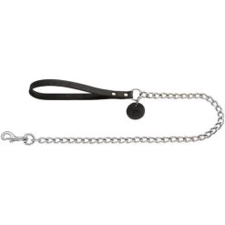 Hunter Hunter Hondenriem Ketting - Leren Handvat Zwart -Hondenspullen Series Winkel hunter hunter hondenriem ketting leren handvat zwa 2