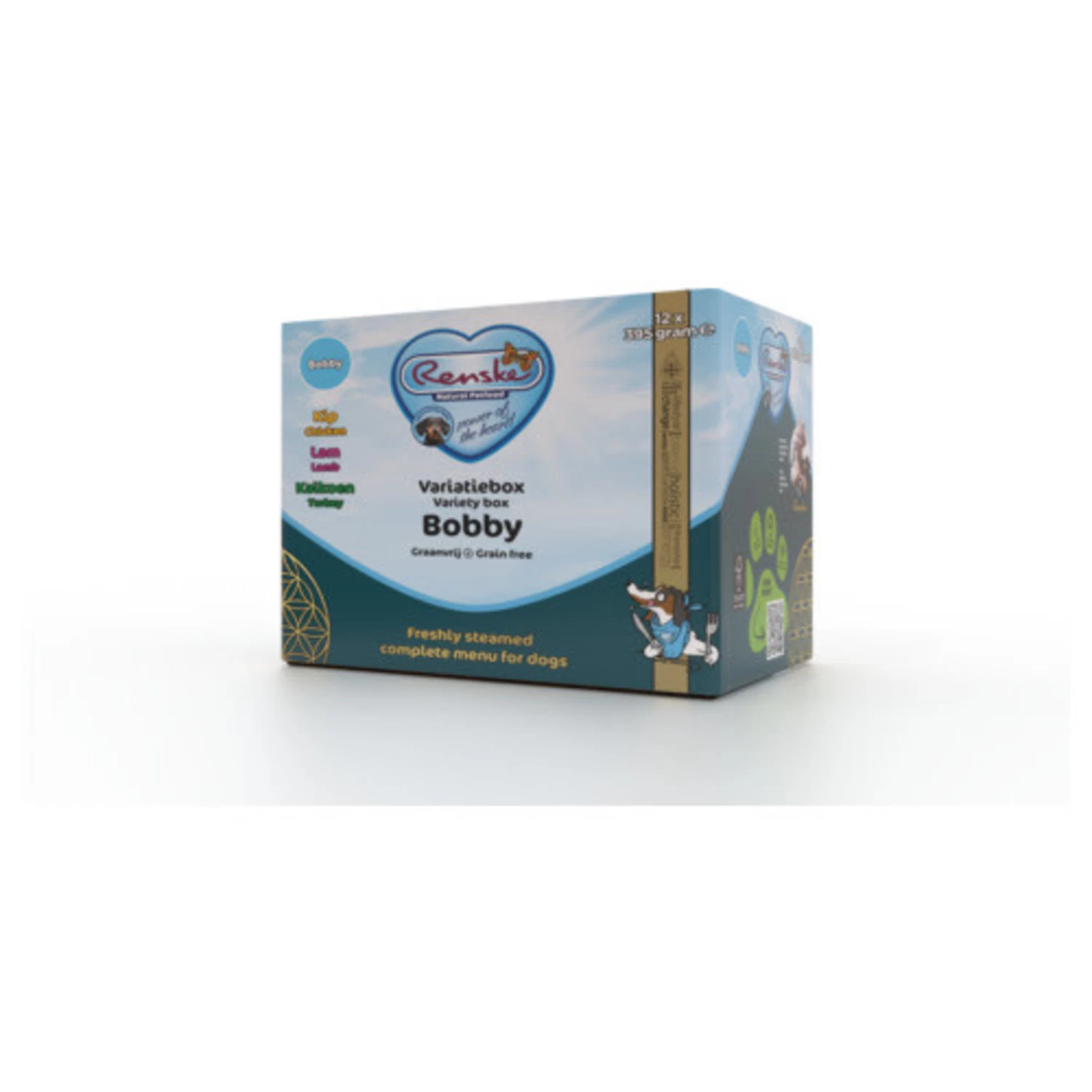 Renske Renske Vers Gestoomd Vlees Graanvrij - Multidoos - 12 X 395 Gram 1 Renske Renske Vers Gestoomd Vlees Graanvrij - Multidoos - 12 X 395 Gram