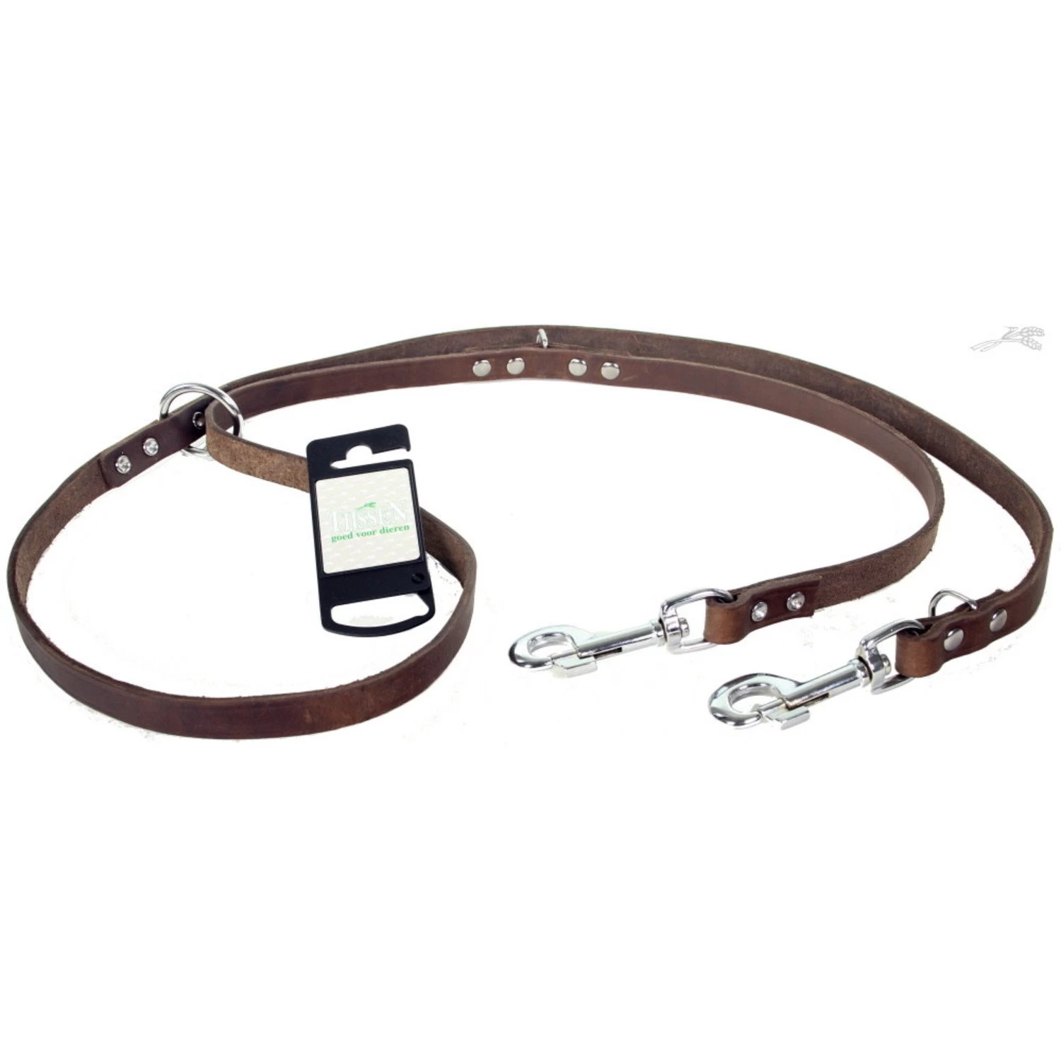 Tijssen Hondenriem Multi Vetleer Bruin 2 Tijssen Hondenriem Multi Vetleer Bruin - Afbeelding 2