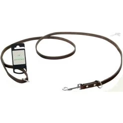 Tijssen Hondenriem Vario Vetleer Bruin