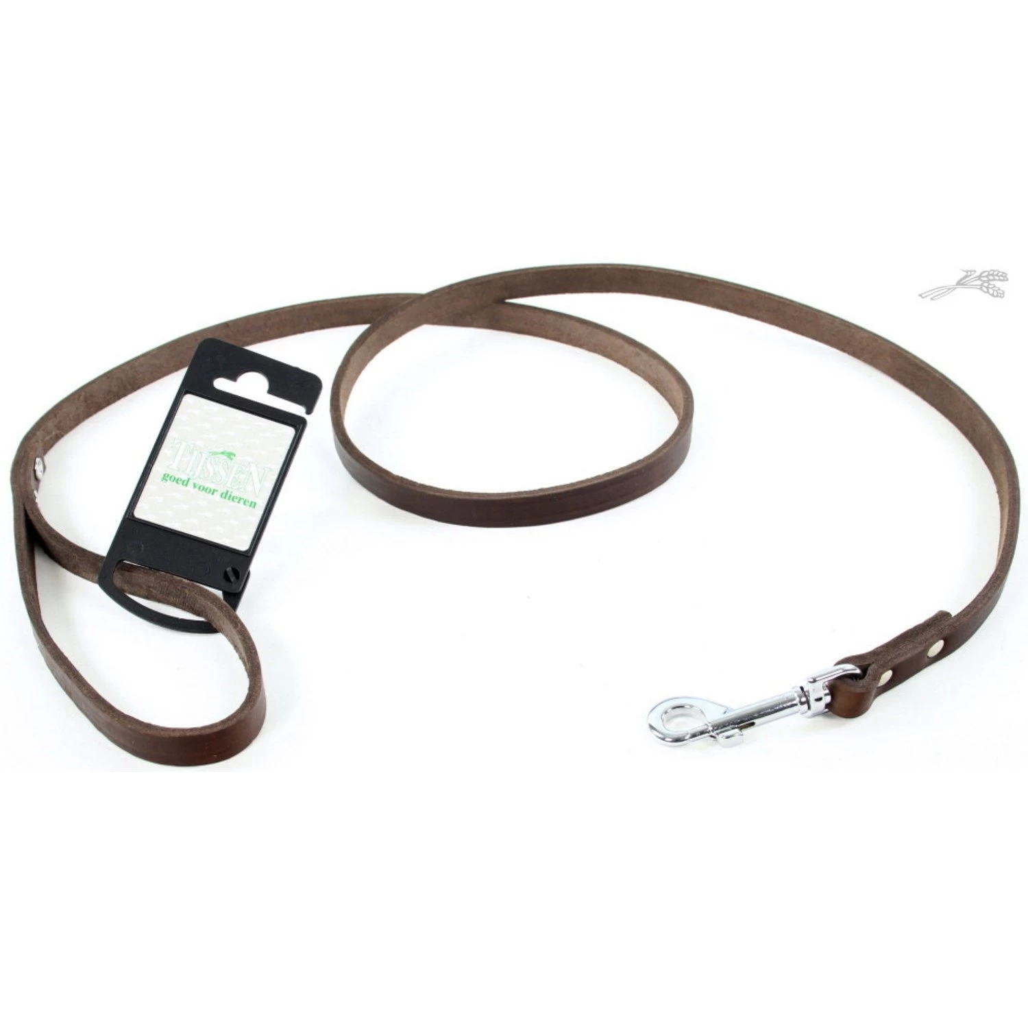 Tijssen Hondenriem Vetleer Bruin 2 Tijssen Hondenriem Vetleer Bruin - Afbeelding 2