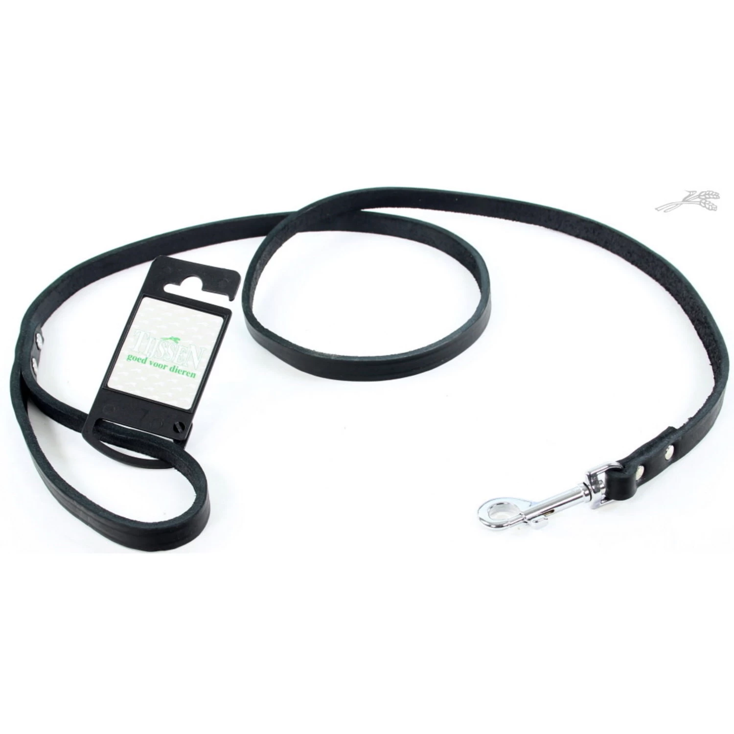 Tijssen Hondenriem Vetleer Zwart 1 Tijssen Hondenriem Vetleer Zwart
