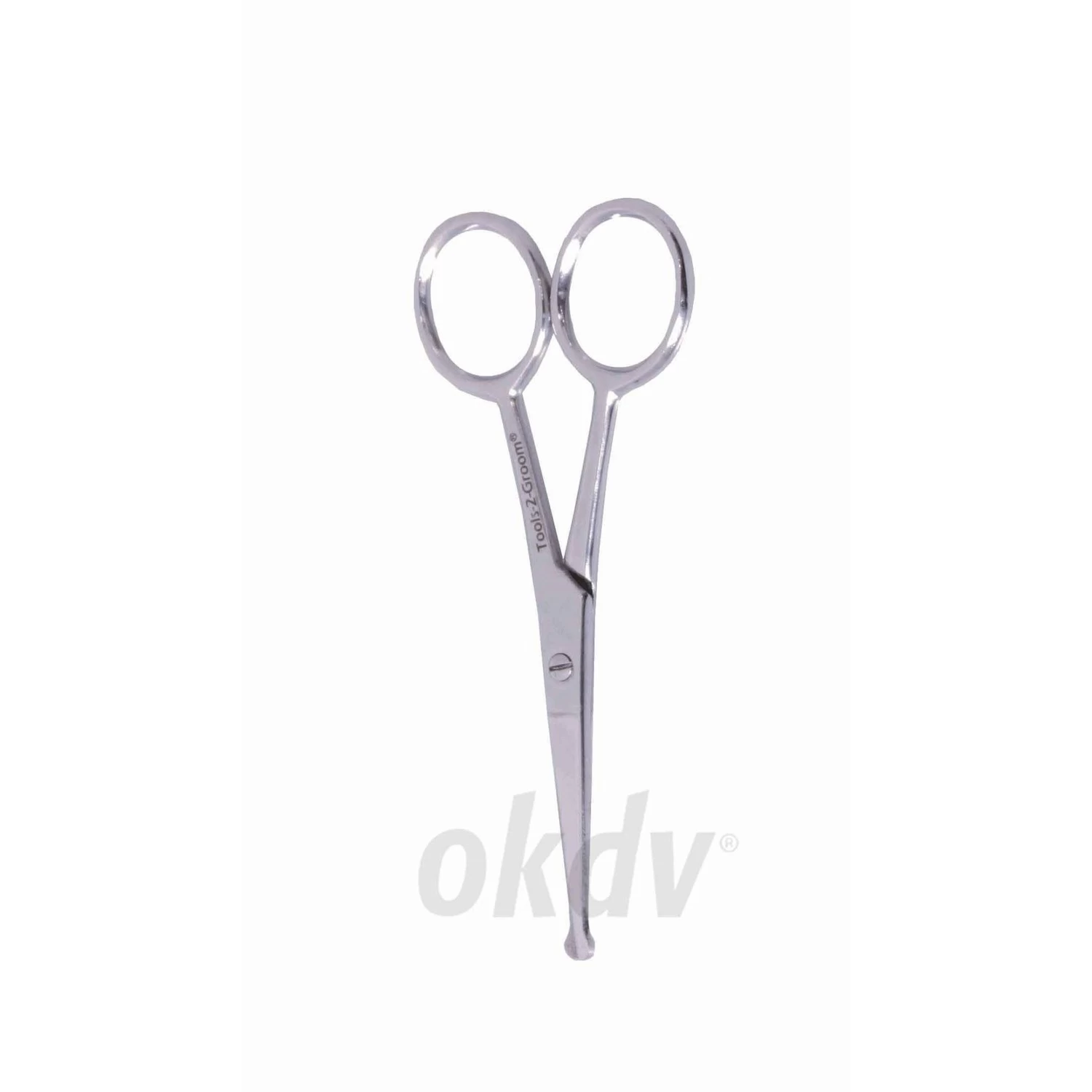 Tools-2-Groom Potenschaartje Recht 4,5" Stompe Punt 1 Tools-2-Groom Potenschaartje Recht 4,5" Stompe Punt