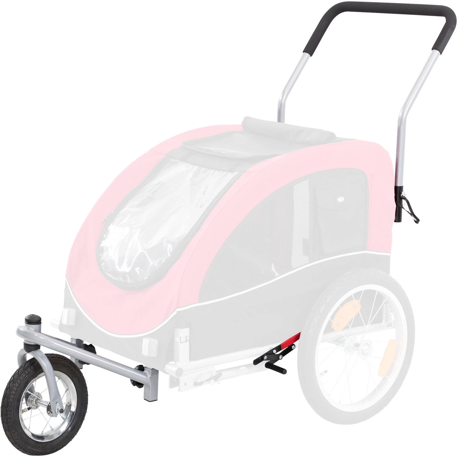 Trixie Trixie Fietskar Frontwiel En Handvat Voor Jogger Ombouw 4 Trixie Trixie Fietskar Frontwiel En Handvat Voor Jogger Ombouw - Afbeelding 4