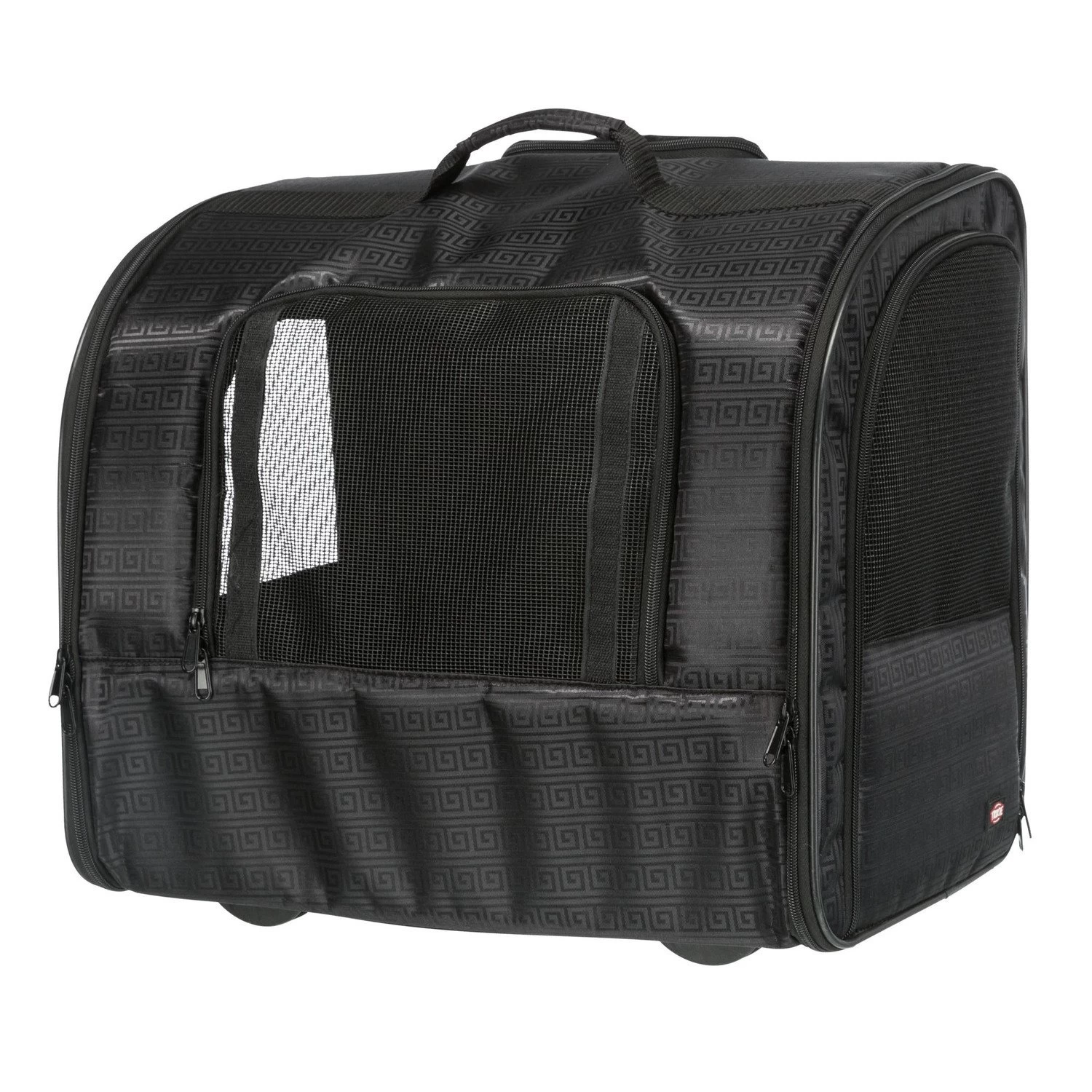 Trixie Trolley Elegance - 45x41x31 Cm - Zwart - Tot 10 Kilo 4 Trixie Trolley Elegance - 45x41x31 Cm - Zwart - Tot 10 Kilo - Afbeelding 4