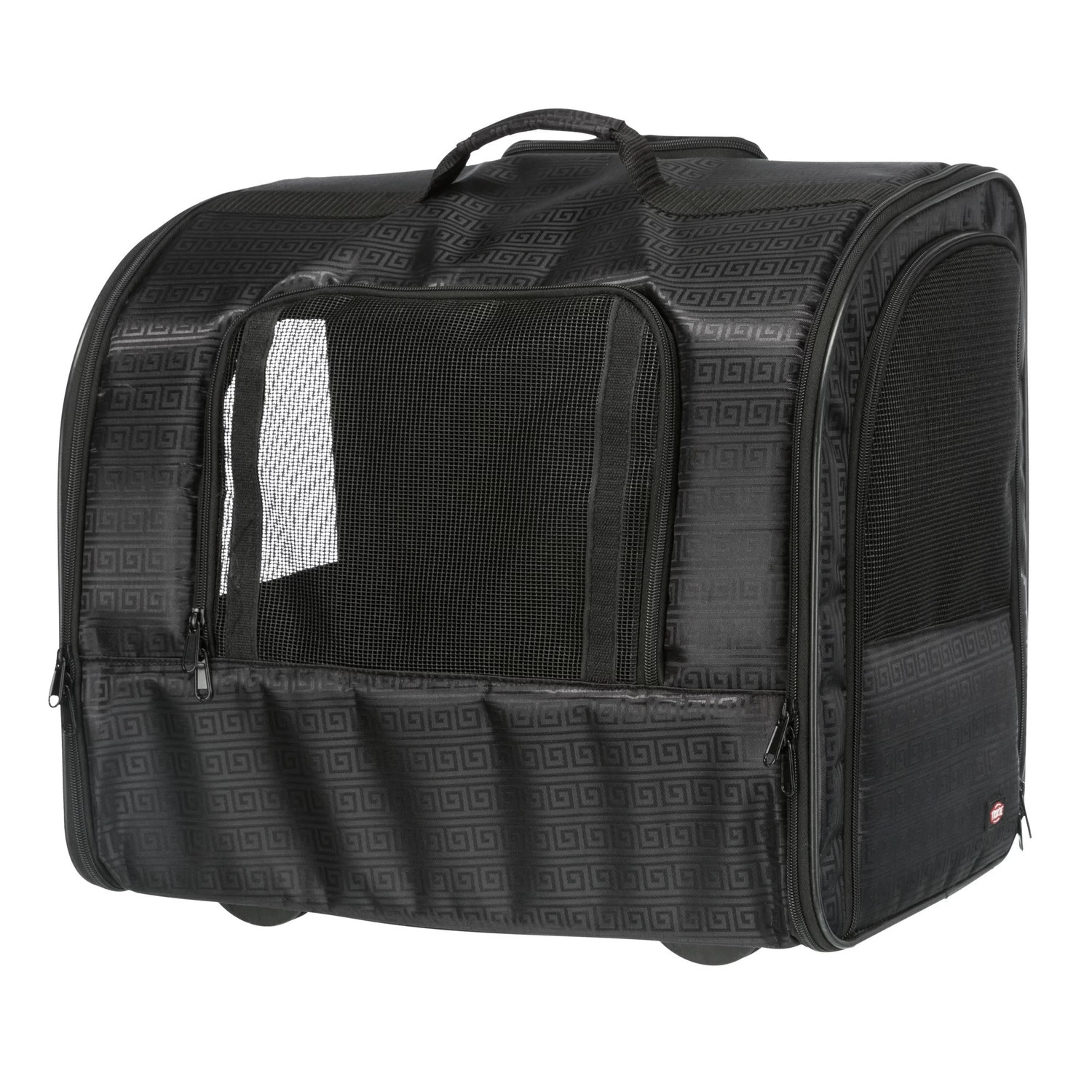 Trixie Trolley Elegance - 45x41x31 Cm - Zwart - Tot 10 Kilo 1 Trixie Trolley Elegance - 45x41x31 Cm - Zwart - Tot 10 Kilo