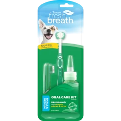 Tropiclean Tropiclean Fresh Breath Oral Care Kit - Gebit Verzorging Set Kleine En Middelgrote Hond
