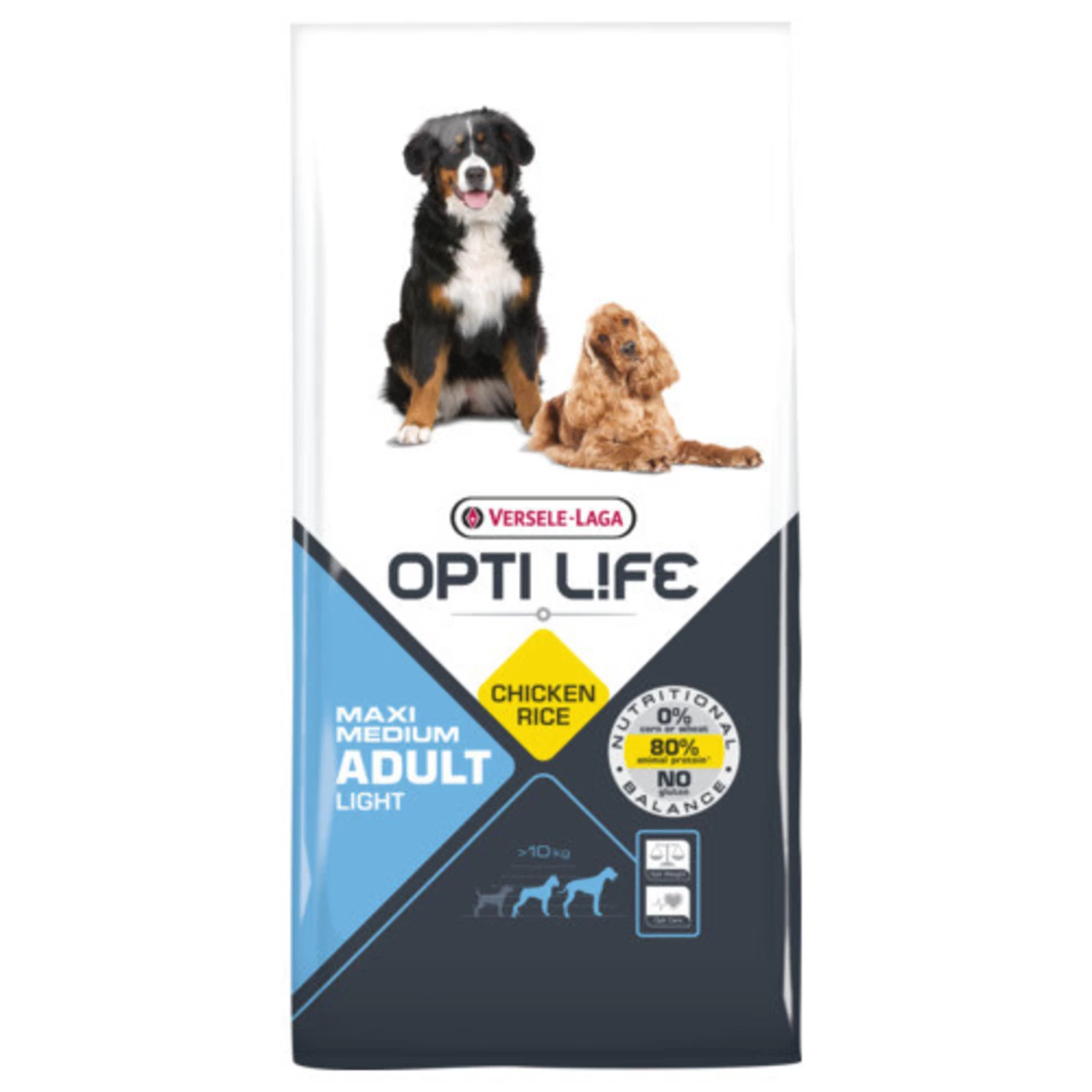 Versele-Laga Opti Life Hondenvoer - Adult Medium-Maxi Light - Chicken 12.5 Kilo 1 Versele-Laga Opti Life Hondenvoer - Adult Medium-Maxi Light - Chicken 12.5 Kilo
