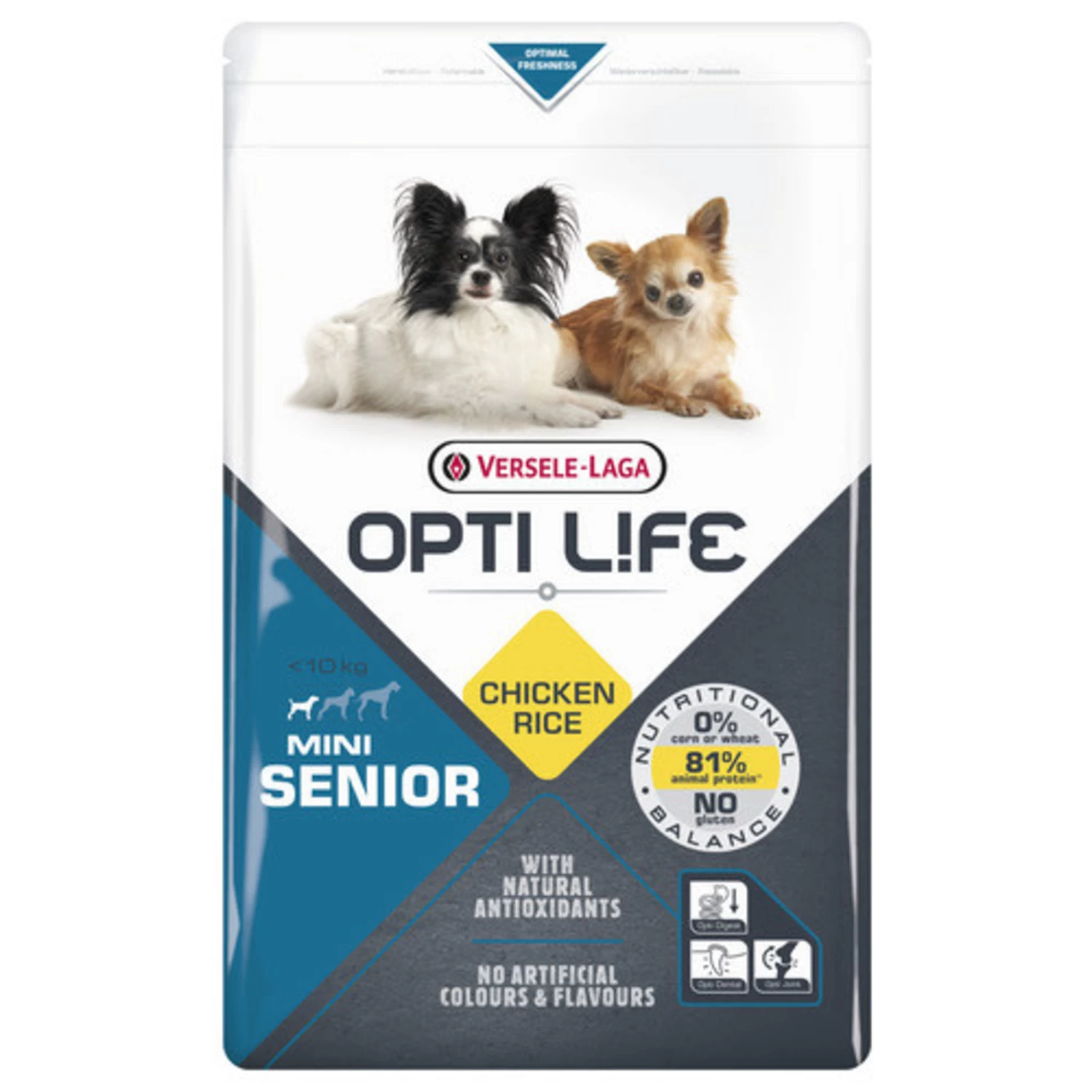 Versele-Laga Opti Life Hondenvoer - Senior Mini - Chicken 1 Versele-Laga Opti Life Hondenvoer - Senior Mini - Chicken